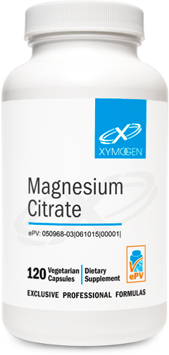 Magnesium Citrate 120 Capsules XYMOGEN®