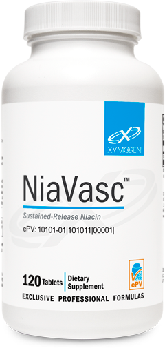 NiaVasc™ 120 Tablets XYMOGEN®
