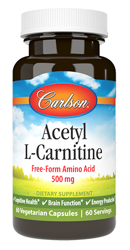 Acetyl L-Carnitine 60 Capsules Carlson Labs