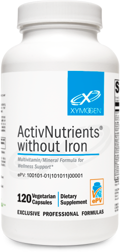 ActivNutrients® without Iron 120 Capsules XYMOGEN®