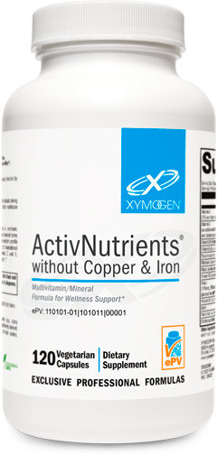 ActivNutrients® without Copper & Iron 120 Capsules XYMOGEN®