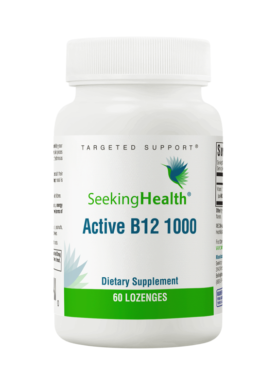 Active B12 1000 60 Lozenges Seeking Health