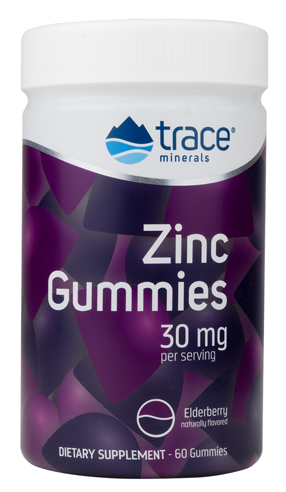 Zinc Gummies Elderberry 60 Gummies Trace Minerals