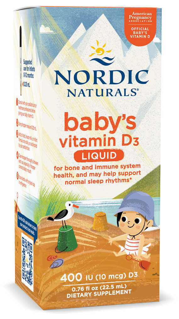 Baby's Vitamin D3 Liquid 0.76 fl oz Nordic Naturals