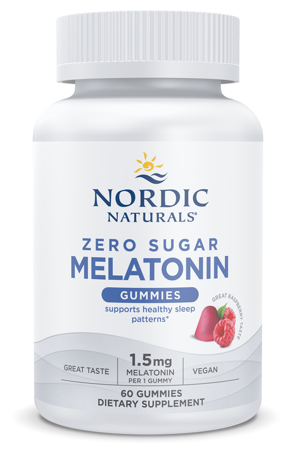 Zero Sugar Melatonin Gummies 60 Gummies Nordic Naturals