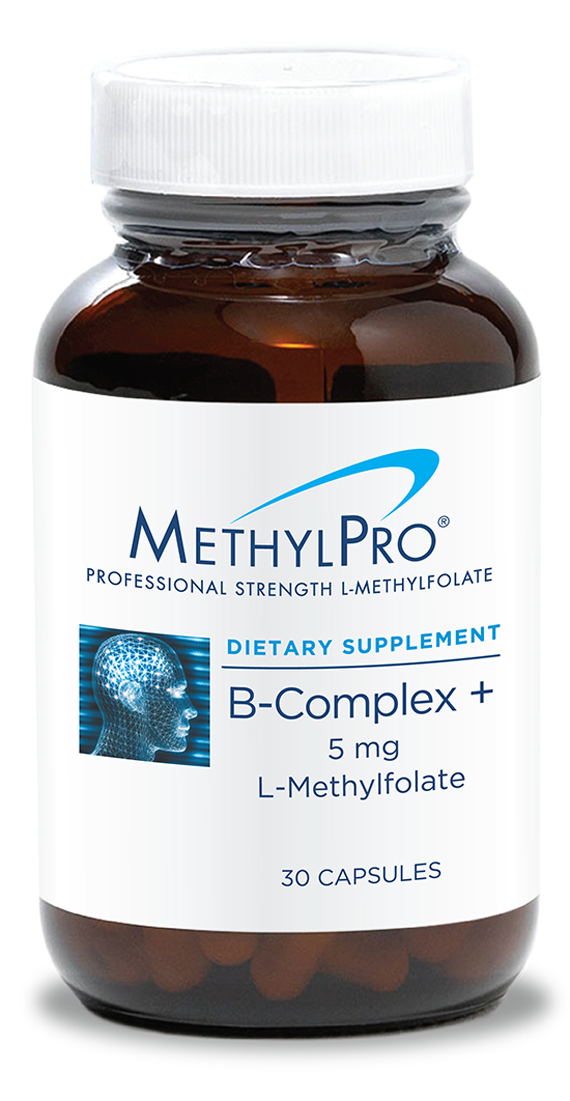 B-Complex + 5 mg L-Methylfolate 30 Capsules MethylPro