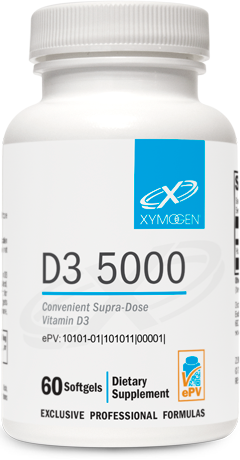 D3 5000 60 Softgels XYMOGEN®