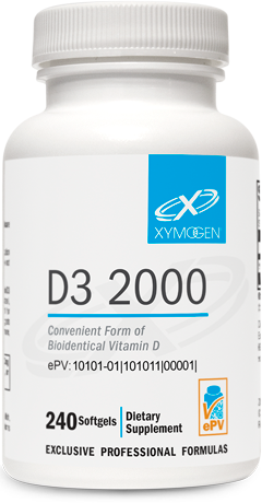 D3 2000 240 Softgels XYMOGEN®