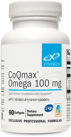 CoQmax™ Omega 100 mg 60 Softgels XYMOGEN®