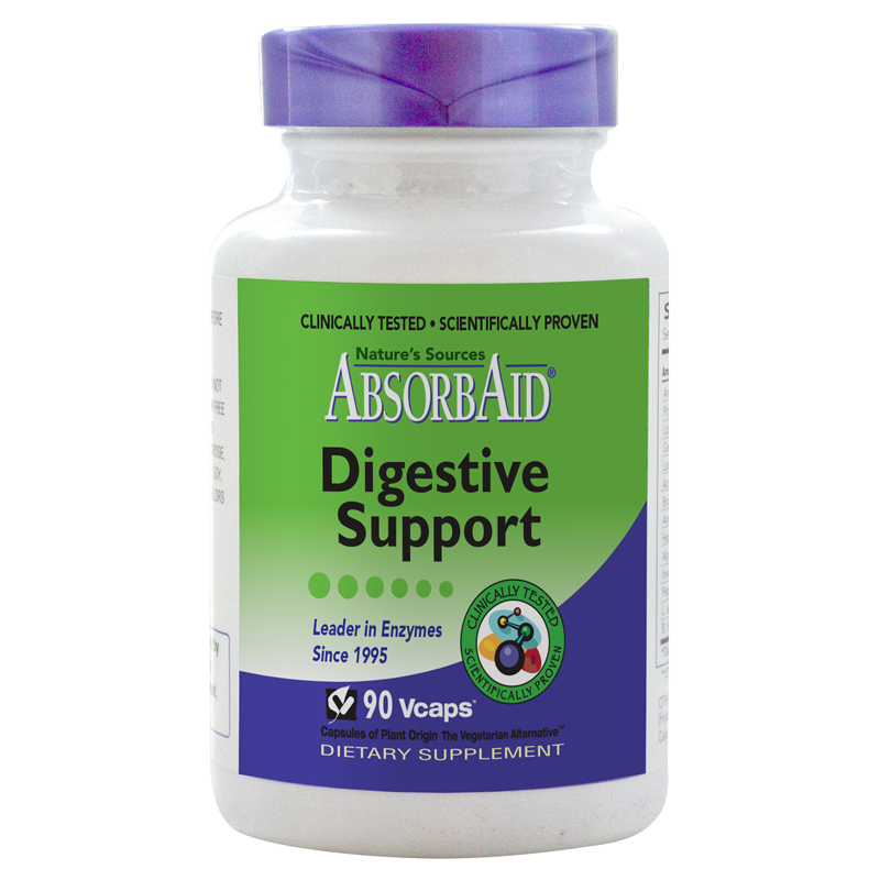 AbsorbAid Digestive Support 90 Capsules Nature's Sources