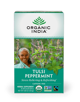 Tulsi Peppermint 18 Bags Organic India