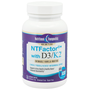 NTFactor® with D3/K2 Chewable Wafer Vanilla 30 Wafers Nutritional Therapeutics