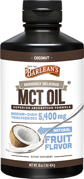 Seriously Delicious MCT Oil Coconut 16 oz Barlean’s
