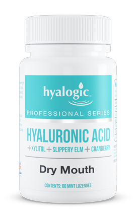 Hyaluronic Acid Dry Mouth 60 Mint Lozenges Hyalogic