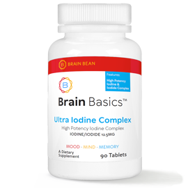 Brain Basics Ultra Iodine Complex 90 Tablets Brain Bean