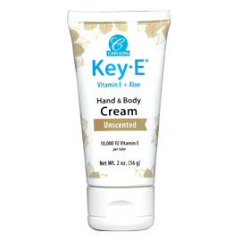 Key-E Hand & Body Cream Unscented 2 oz Carlson Labs