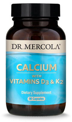 Calcium with Vitamins D3 & K2 90 Capsules Dr. Mercola