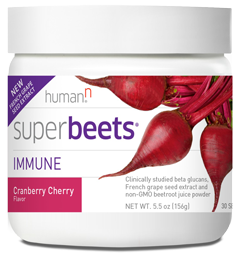 SuperBeets Immune Cranberry Cherry 30 Servings HumanN