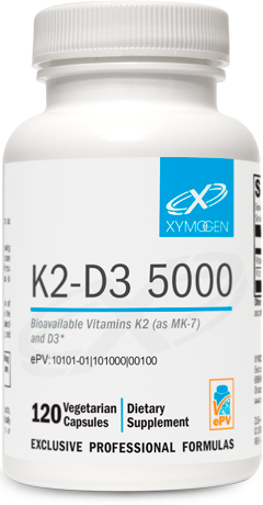K2-D3 5000 120 Capsules XYMOGEN®