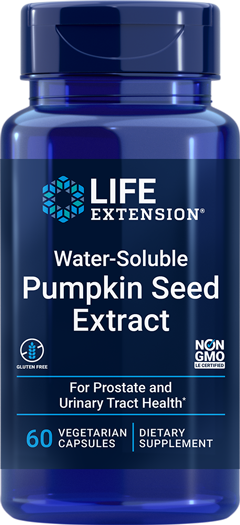 Water-Soluble Pumpkin Seed Extract 60 Capsules Life Extension