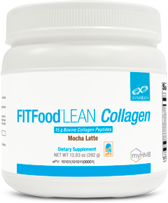 FIT Food® Lean Collagen Mocha Latte 14 Servings XYMOGEN®