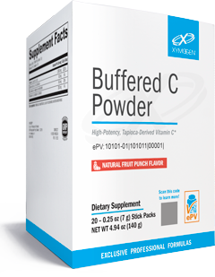 Buffered C Powder Fruit Punch 20 Servings XYMOGEN®