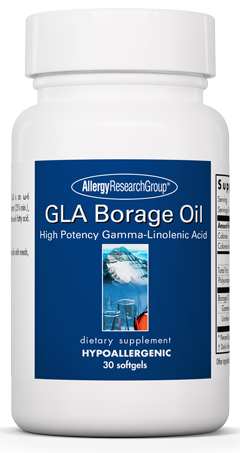 GLA Borage Oil 30 Softgels Allergy Research Group