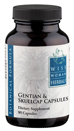 Gentian & Skullcap Capsules 90 Capsules Wise Woman Herbals