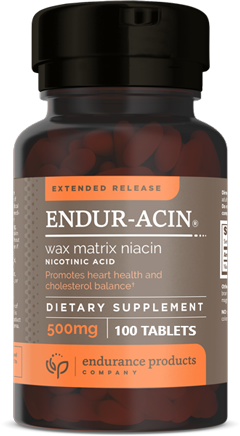 ENDUR-ACIN ER NIACIN 500 mg 100 Tablets Endurance Products Company