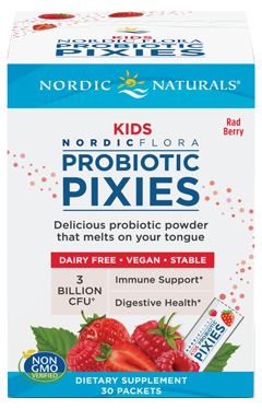 Kids Nordic Flora Probiotic Pixies Berry 30 Packets Nordic Naturals