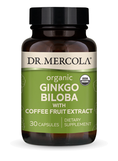 Organic Ginkgo Biloba 30 Capsules Dr. Mercola