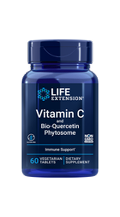 Vitamin C and Bio-Quercetin Phytosome 60 Tablets Life Extension