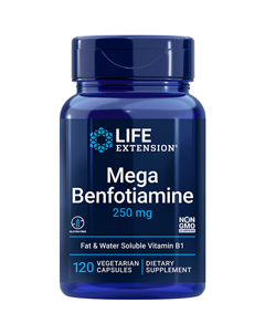 Mega Benfotiamine 250 mg 120 Capsules Life Extension