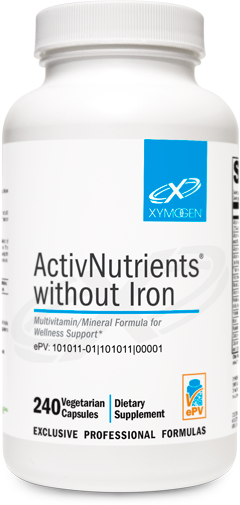 ActivNutrients® without Iron 240 Capsules XYMOGEN®
