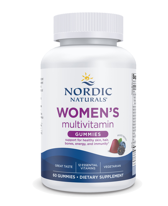 Women's Multivitamin Mixed Berry 60 Gummies Nordic Naturals