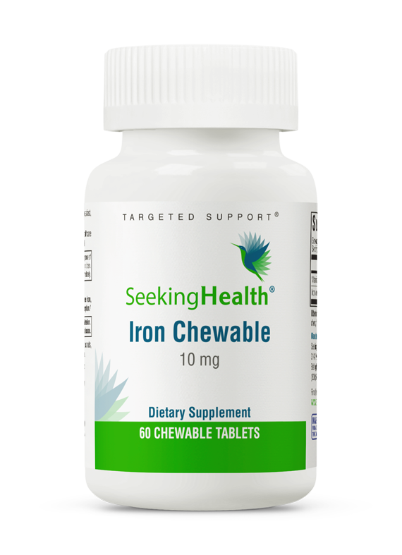 Iron Chewable 60 Tablets Seeking Health
