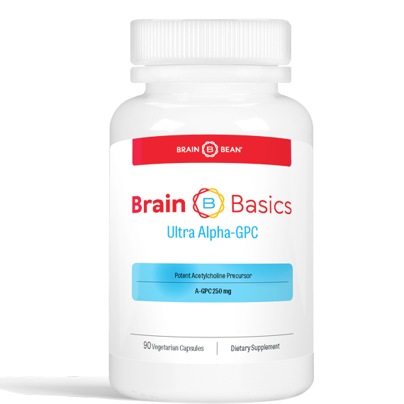 Brain Basics Ultra Alpha GPC 90 Capsules Brain Bean