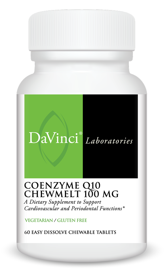 COENZYME Q10 CHEWMELT 100 mg 60 Tablets Davinci Labs