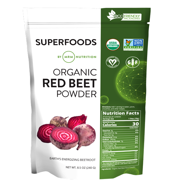 Organic Red Beet Powder 24 Servings MRM