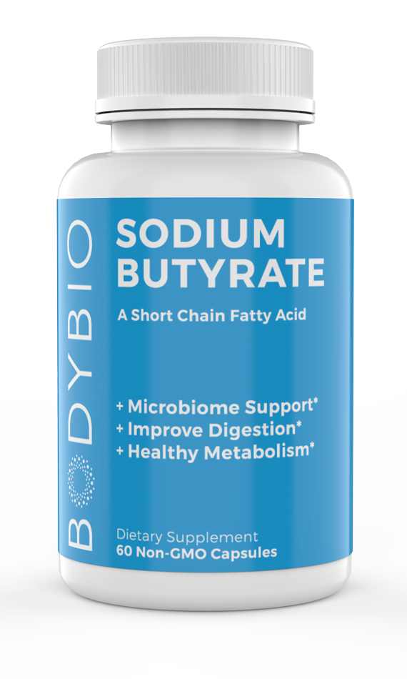 Sodium Butyrate 60 Capsules BodyBio