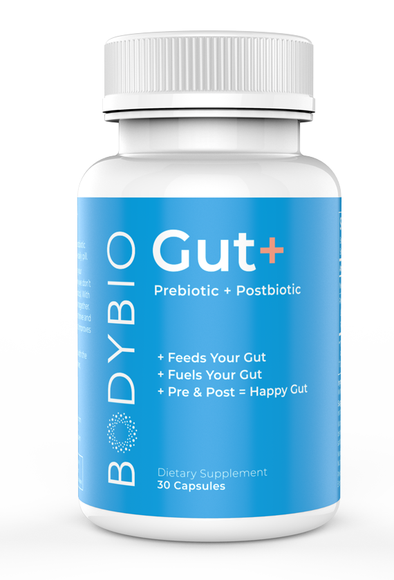 Gut + Prebiotic + Postbiotic 30 Capsules BodyBio