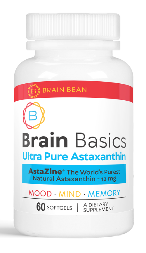 Brain Basics Ultra Pure Astaxanthin 60 Softgels Brain Bean