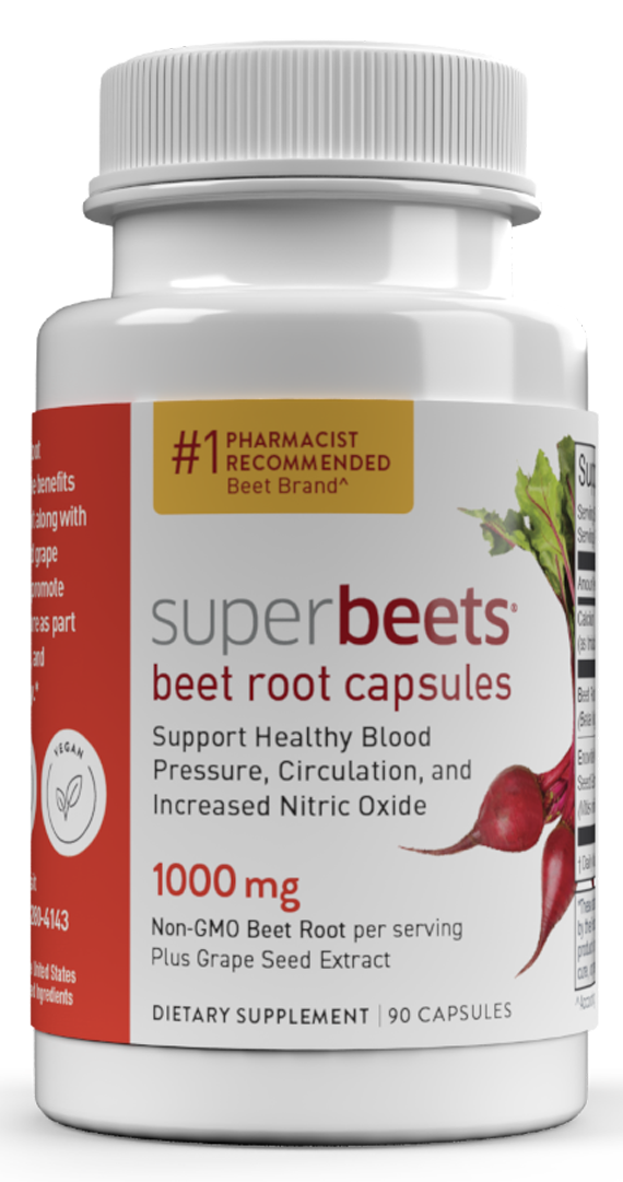 SuperBeets 1000 mg 90 Capsules HumanN