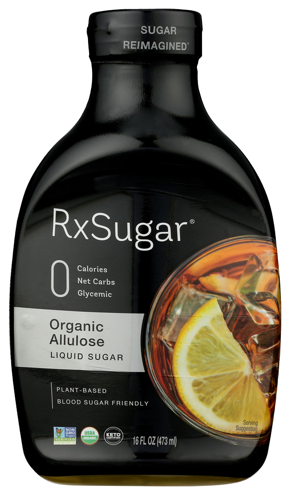 RxSugar® Organic Allulose Liquid Sugar 16 fl oz RxSugar