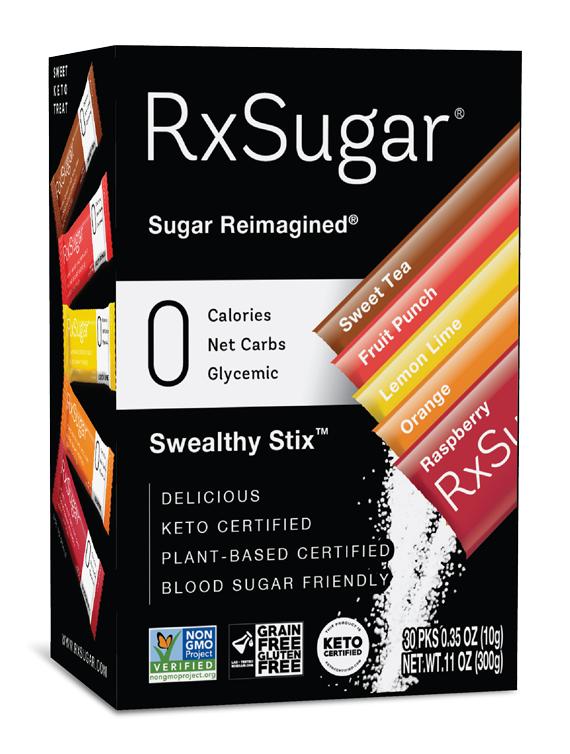 RxSugar® Swealthy Stix 30 Packets RxSugar