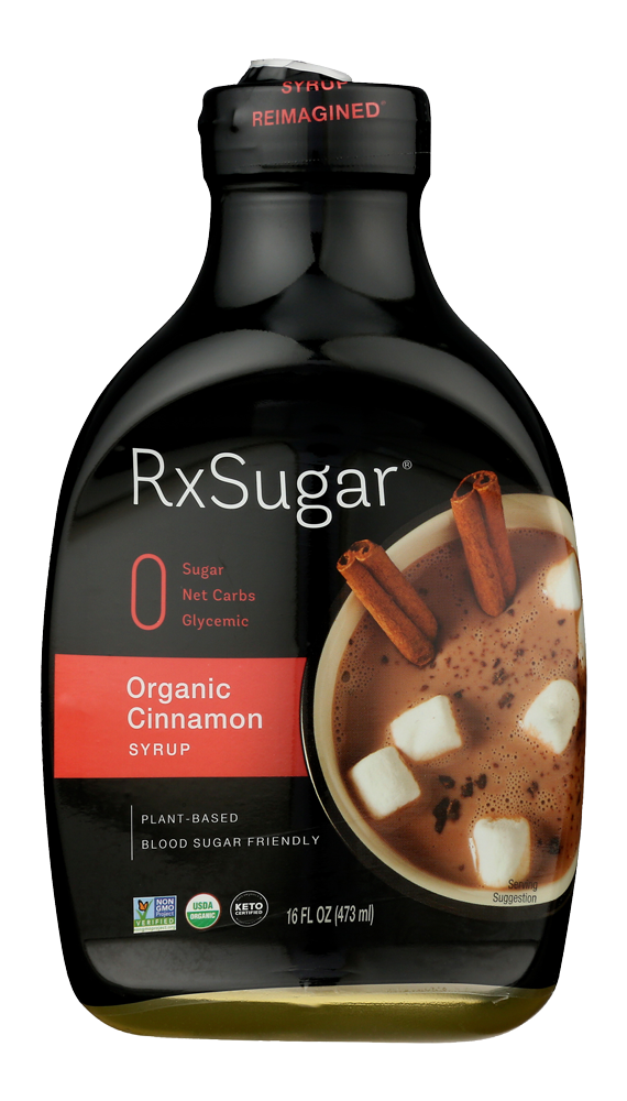 RxSugar® Organic Cinnamon Syrup 16 fl oz RxSugar