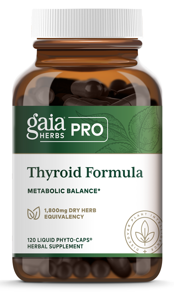 Thyroid Formula 120 Capsules Gaia Herbs