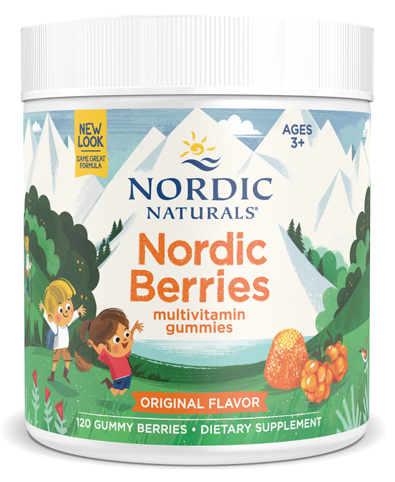 Nordic Berries Original Flavor 120 Gummy Berries Nordic Naturals