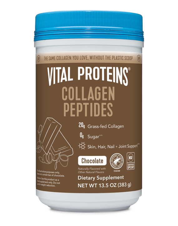 Collagen Peptides Chocolate 14 Servings Vital Proteins