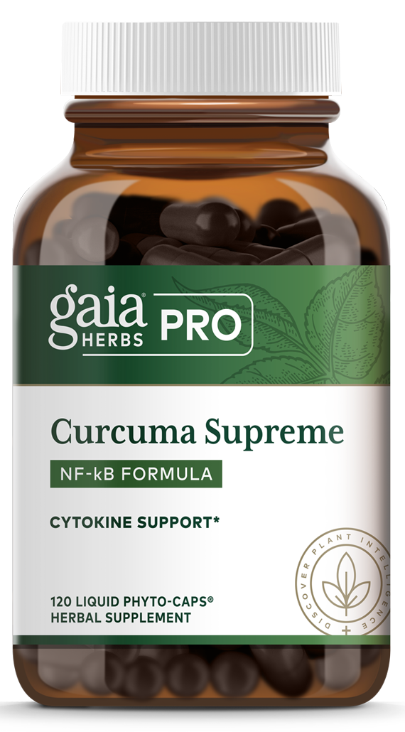 Curcuma Supreme NF-kb Formula 120 Capsules Gaia Herbs